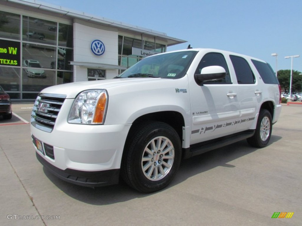 Summit White 2008 GMC Yukon Hybrid Exterior Photo #65304524