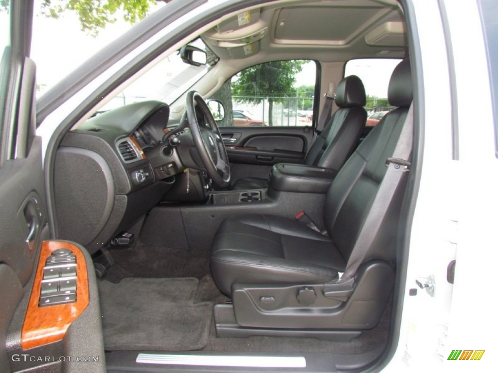 Ebony Interior 2008 GMC Yukon Hybrid Photo #65304548