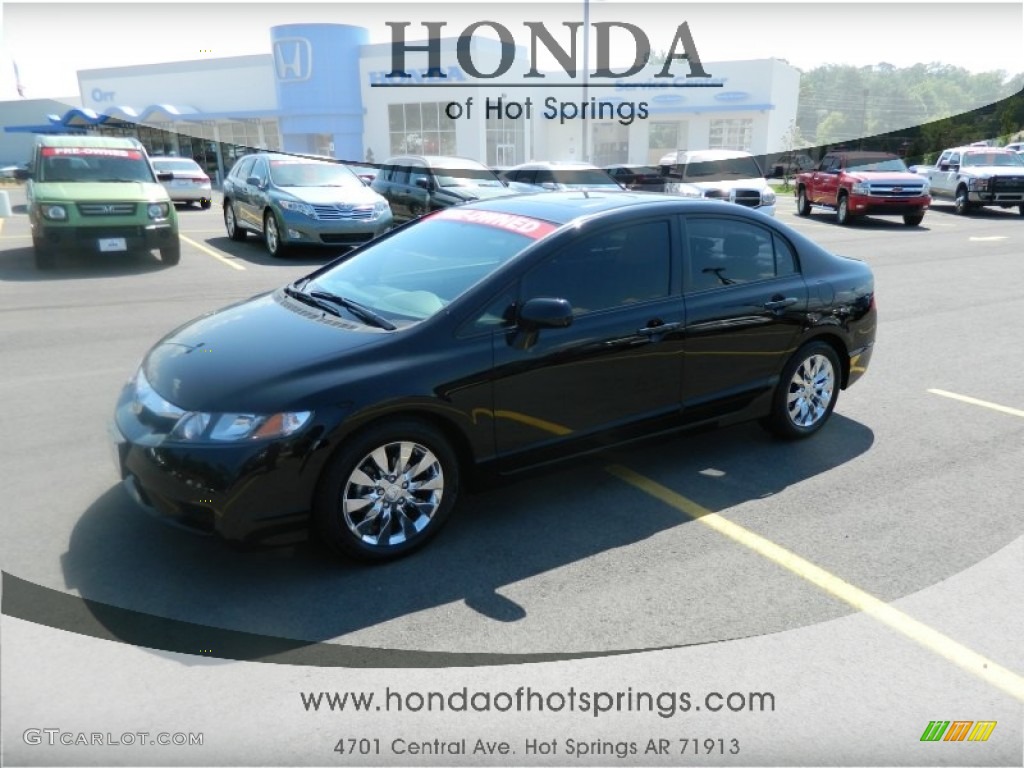 Crystal Black Pearl Honda Civic