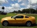 2012 Yellow Blaze Metallic Tri-Coat Ford Mustang V6 Coupe  photo #2