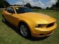 Yellow Blaze Metallic Tri-Coat 2012 Ford Mustang V6 Coupe Exterior