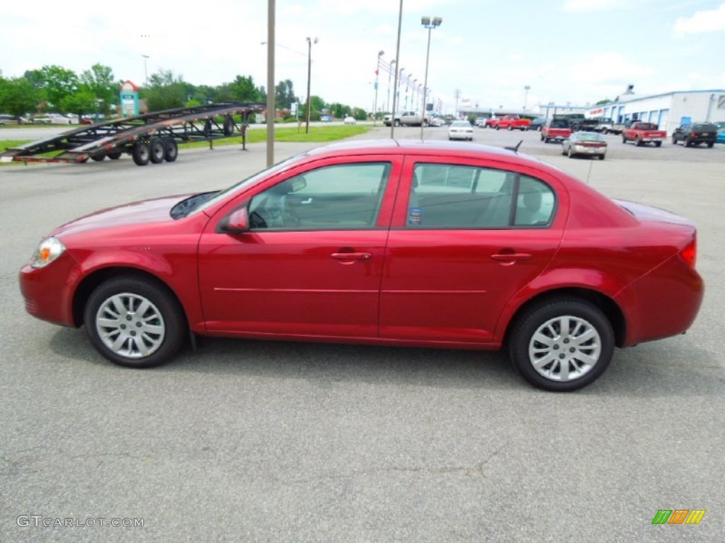Sport Red 2009 Chevrolet Cobalt LT Sedan Exterior Photo #65308616