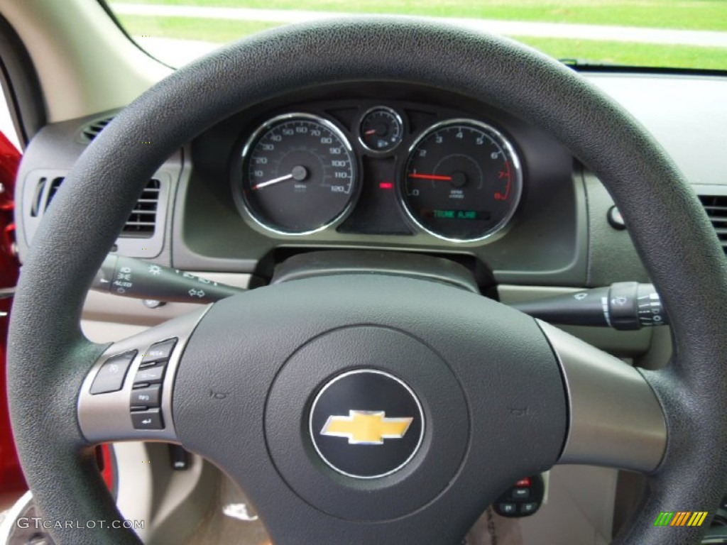 2009 Chevrolet Cobalt LT Sedan Gray Steering Wheel Photo #65308691