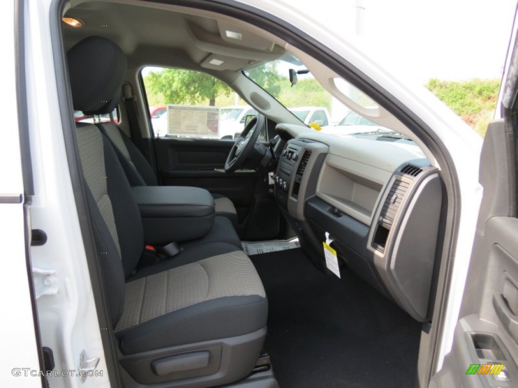 2012 Ram 1500 Express Quad Cab - Bright White / Dark Slate Gray/Medium Graystone photo #9