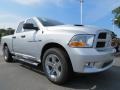 2012 Bright Silver Metallic Dodge Ram 1500 Express Quad Cab  photo #4