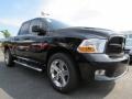 2012 Black Dodge Ram 1500 Express Quad Cab  photo #2