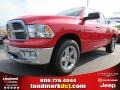 2012 Flame Red Dodge Ram 1500 Big Horn Crew Cab  photo #1