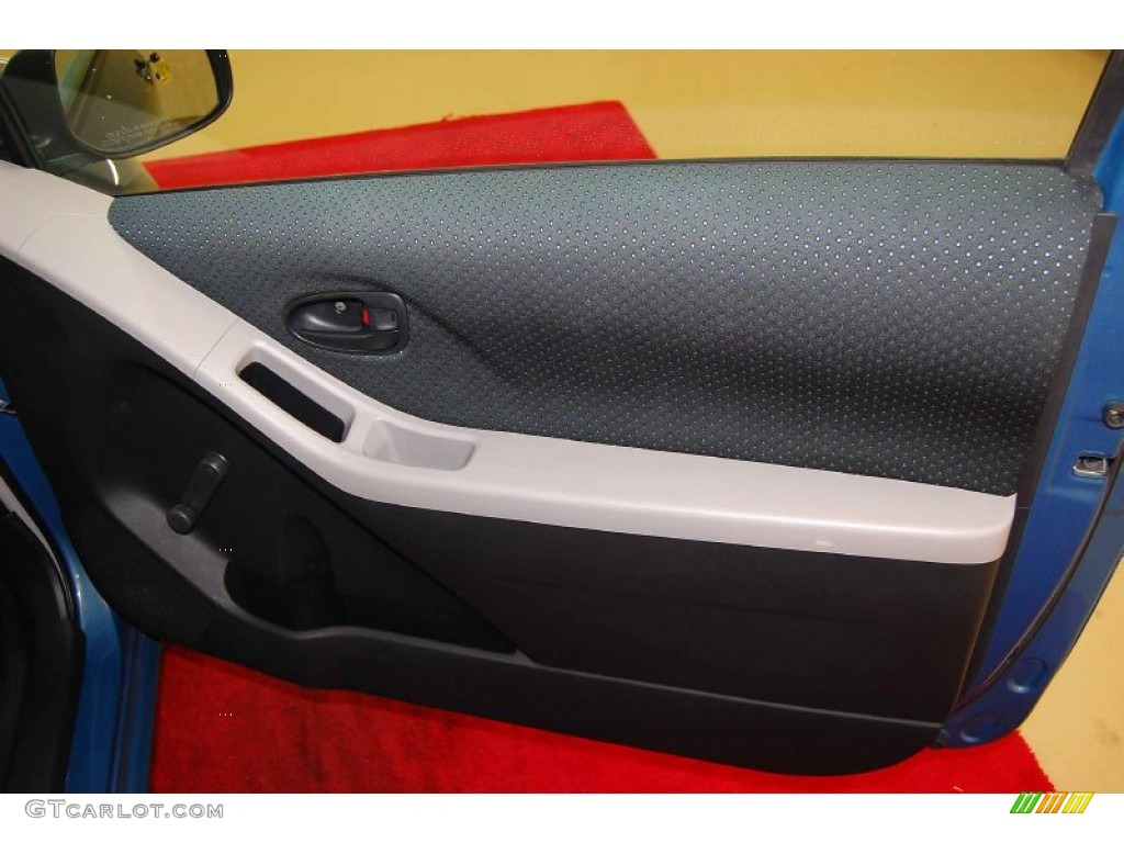 2007 Yaris 3 Door Liftback - Bayou Blue Metallic / Dark Charcoal photo #15