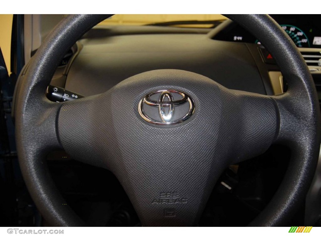 2007 Yaris 3 Door Liftback - Bayou Blue Metallic / Dark Charcoal photo #21