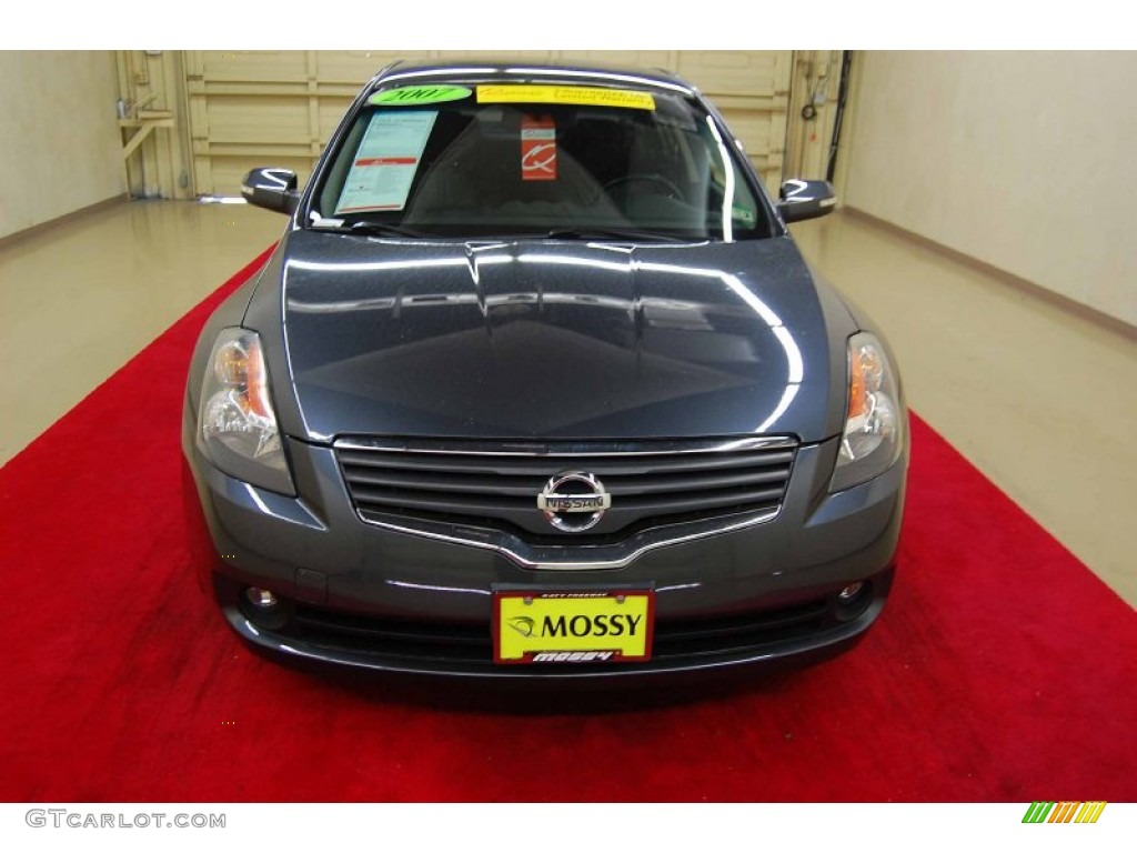 2007 Altima 3.5 SE - Majestic Blue Metallic / Charcoal photo #2