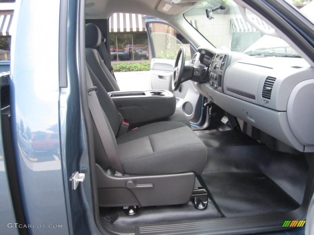 2011 Silverado 1500 LS Regular Cab - Blue Granite Metallic / Dark Titanium photo #27