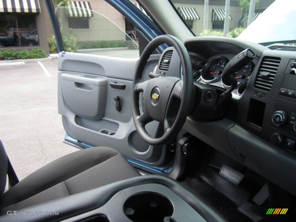 2011 Silverado 1500 LS Regular Cab - Blue Granite Metallic / Dark Titanium photo #31