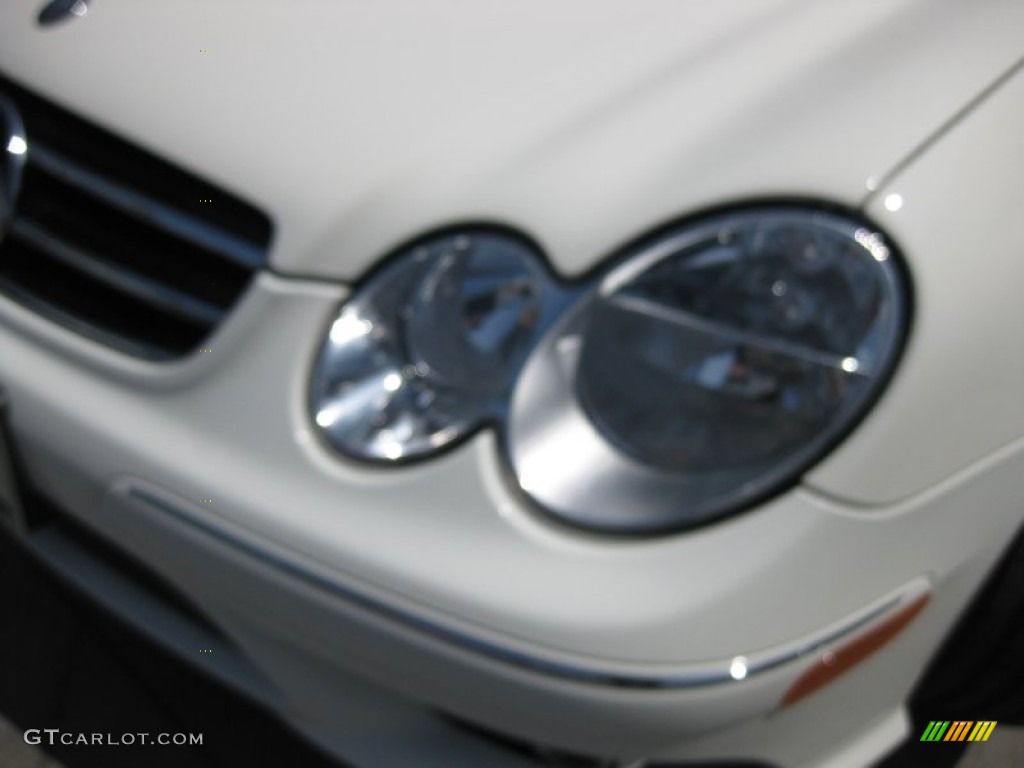2009 CLK 550 Cabriolet - Arctic White / Stone photo #23