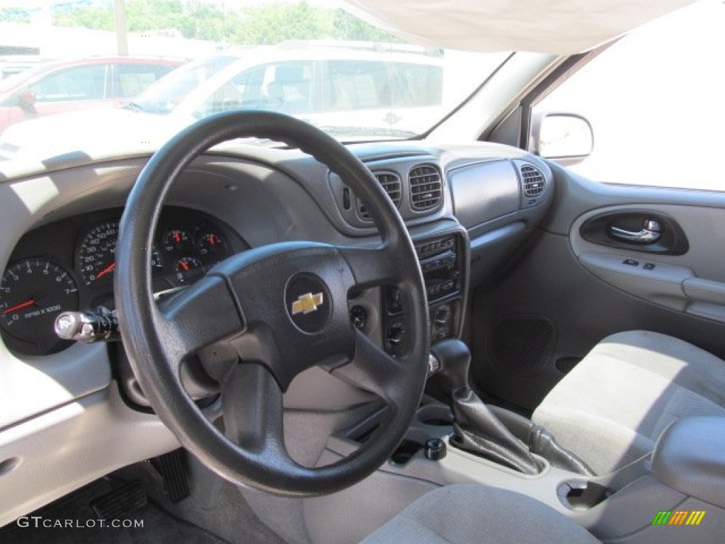 2005 TrailBlazer EXT LS 4x4 - Silverstone Metallic / Light Gray photo #13