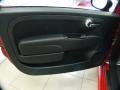 2012 Fiat 500 Abarth Nero Cloth (Black) Interior Door Panel Photo