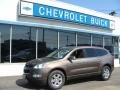 Desert Brown Metallic 2009 Chevrolet Traverse LT