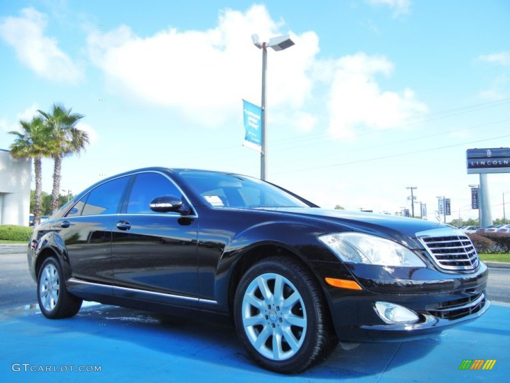 Black 2008 Mercedes-Benz S 550 Sedan Exterior Photo #65316623