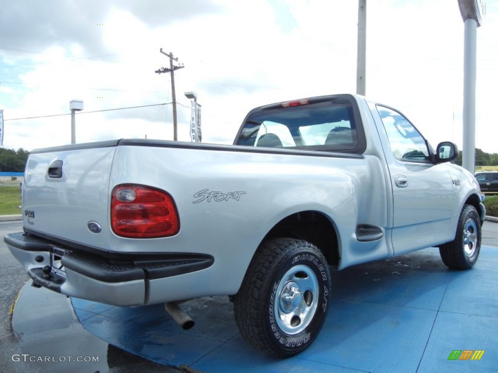 2003 F150 Sport Regular Cab - Silver Metallic / Dark Graphite Grey photo #5