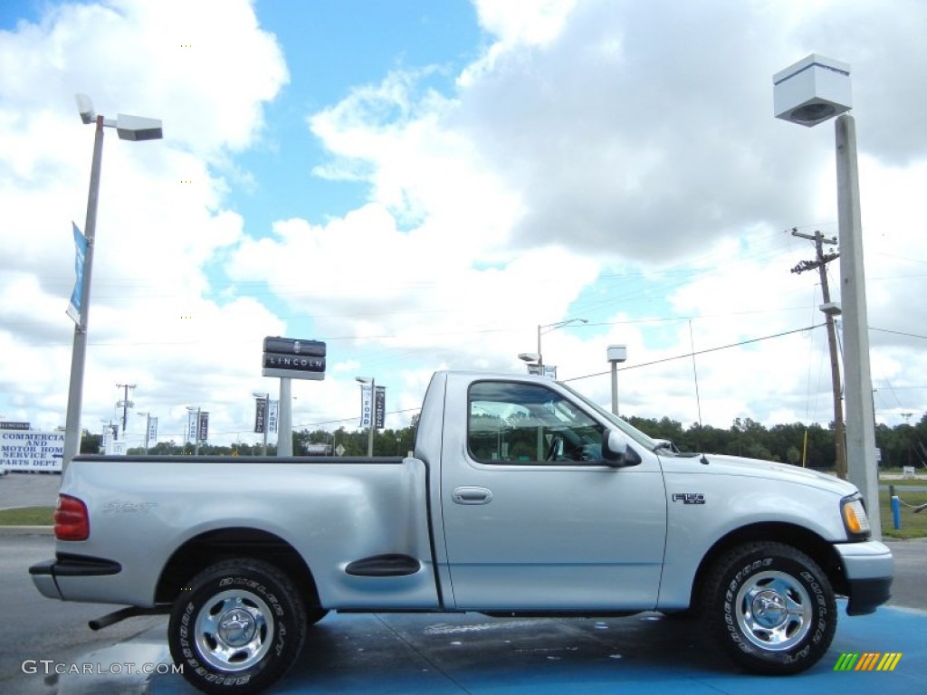 2003 F150 Sport Regular Cab - Silver Metallic / Dark Graphite Grey photo #6