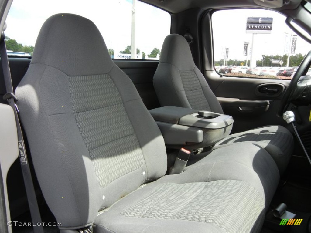2003 F150 Sport Regular Cab - Silver Metallic / Dark Graphite Grey photo #15