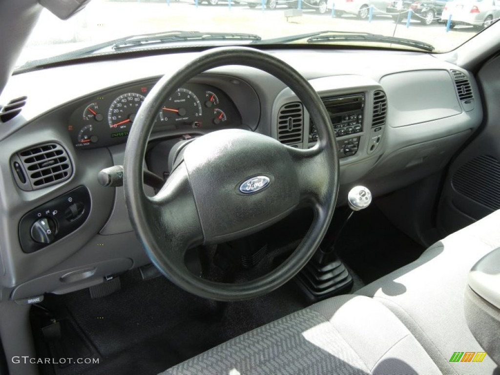 2003 F150 Sport Regular Cab - Silver Metallic / Dark Graphite Grey photo #16