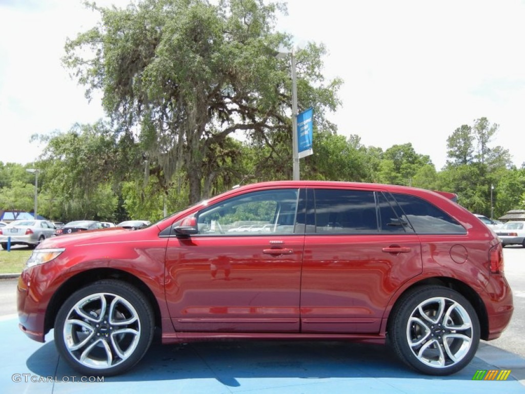 Ruby Red 2013 Ford Edge Sport Exterior Photo #65317250