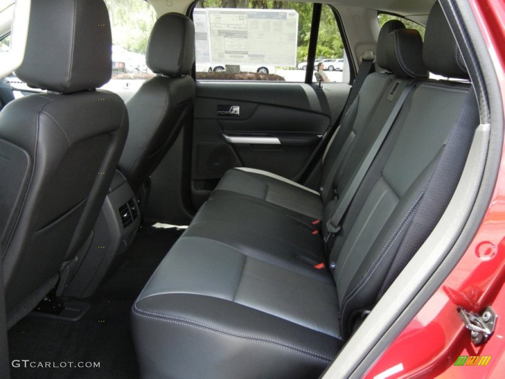 Charcoal Black/Liquid Silver Smoke Metallic Interior 2013 Ford Edge Sport Photo #65317276