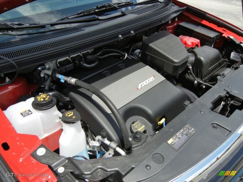 2013 Ford Edge Sport 3.7 Liter DOHC 24-Valve Ti-VCT V6 Engine Photo #65317304