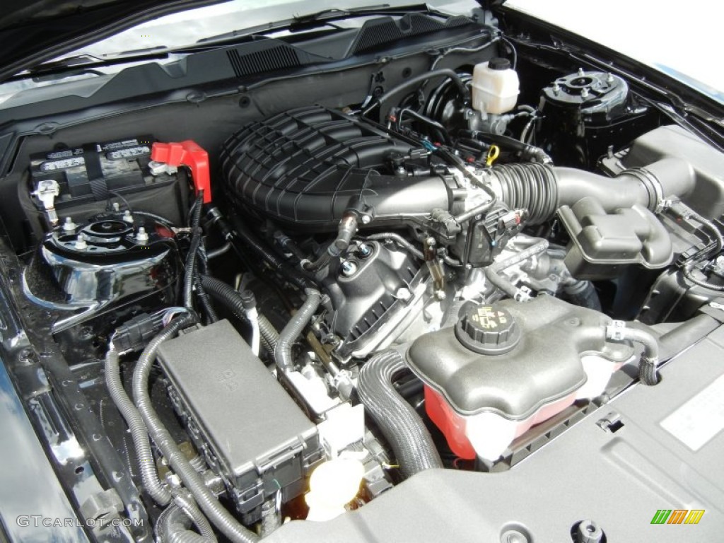 2013 Ford Mustang V6 Coupe 3.7 Liter DOHC 24-Valve Ti-VCT V6 Engine Photo #65317445