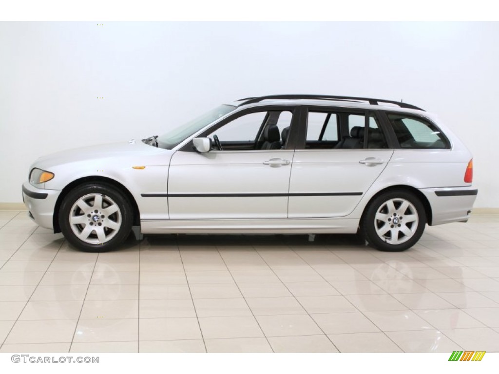 Titanium Silver Metallic 2002 BMW 3 Series 325xi Wagon Exterior Photo #65317670