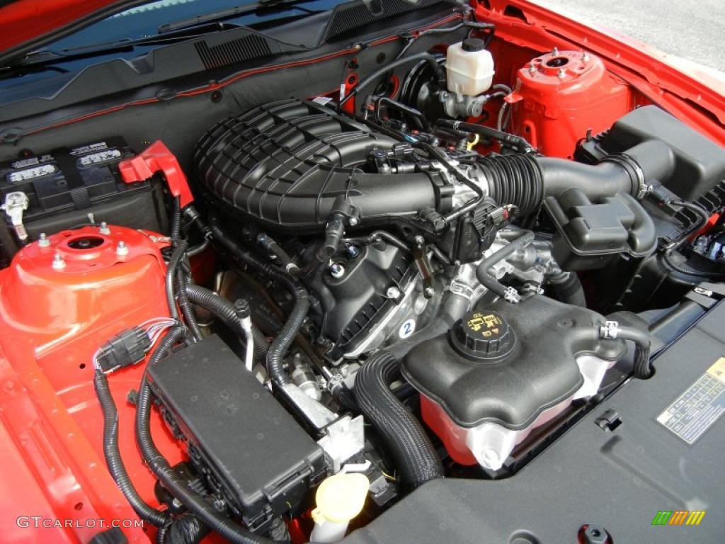 2013 Ford Mustang V6 Coupe 3.7 Liter DOHC 24-Valve Ti-VCT V6 Engine Photo #65317676