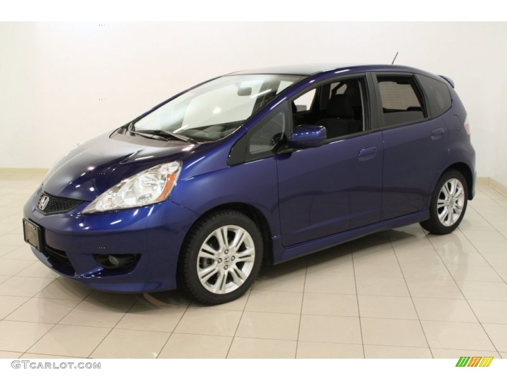 Blue Sensation Pearl 2010 Honda Fit Sport Exterior Photo #65318165