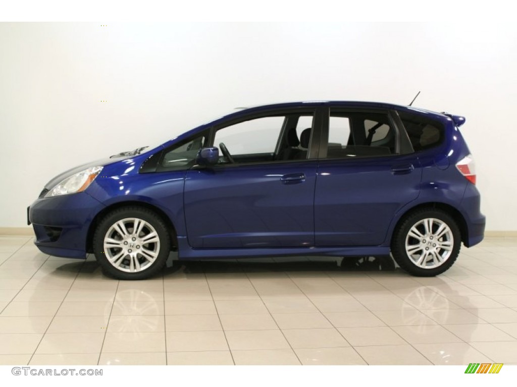 Blue Sensation Pearl 2010 Honda Fit Sport Exterior Photo #65318171