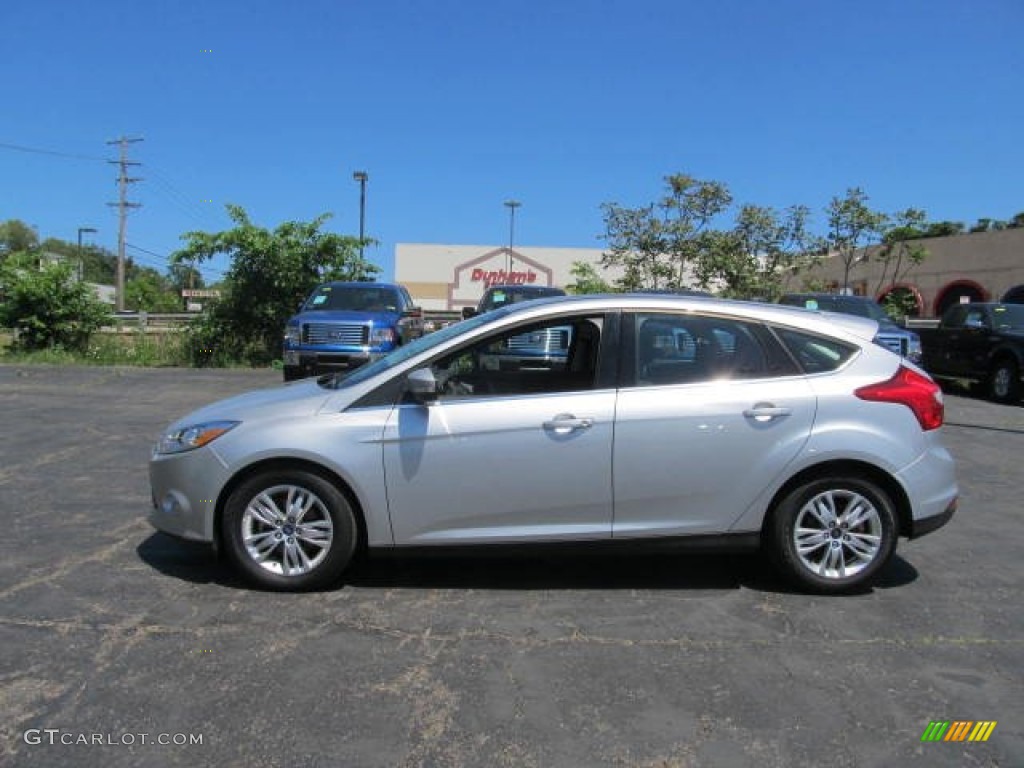 2012 Focus SEL 5-Door - Ingot Silver Metallic / Charcoal Black photo #2