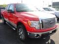 2012 Race Red Ford F150 XLT SuperCab 4x4  photo #3