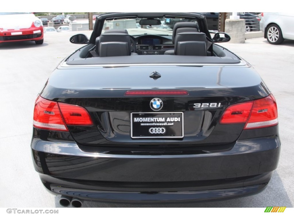 2009 3 Series 328i Convertible - Jet Black / Black photo #5