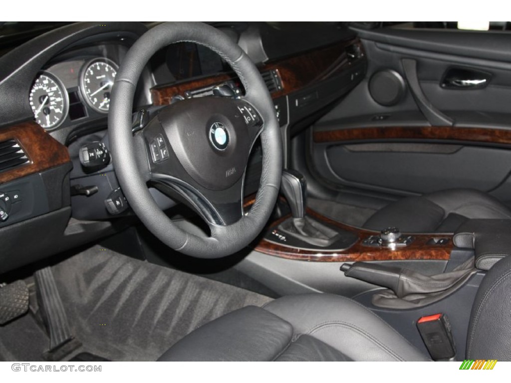 2009 3 Series 328i Convertible - Jet Black / Black photo #12