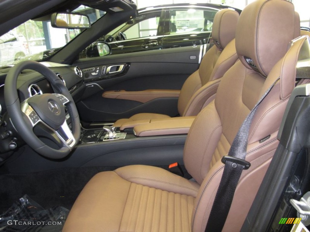 2013 SL 550 Roadster - Magnetite Black Metallic / Brown/Black photo #6