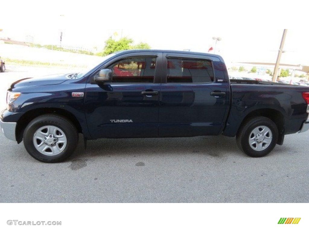 2011 Tundra SR5 CrewMax - Nautical Blue / Black photo #4