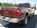 2008 Dark Toreador Red Ford F350 Super Duty King Ranch Crew Cab 4x4  photo #7