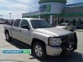 2008 Silver Birch Metallic Chevrolet Silverado 1500 LT Crew Cab 4x4  photo #1