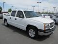 2005 Summit White Chevrolet Silverado 1500 LS Crew Cab  photo #1