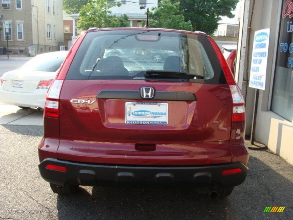 2009 CR-V LX 4WD - Tango Red Pearl / Gray photo #5