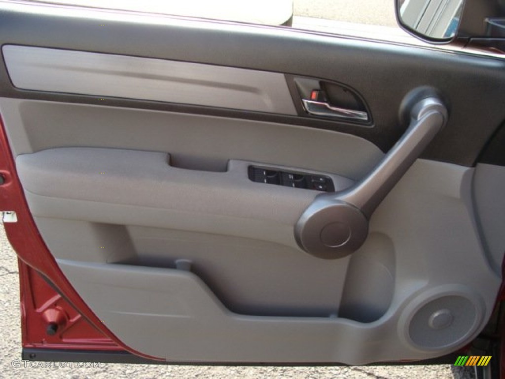 2009 CR-V LX 4WD - Tango Red Pearl / Gray photo #6
