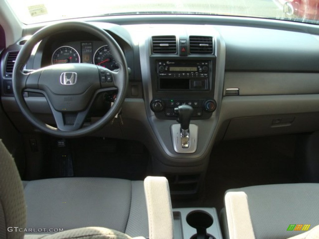 2009 CR-V LX 4WD - Tango Red Pearl / Gray photo #9