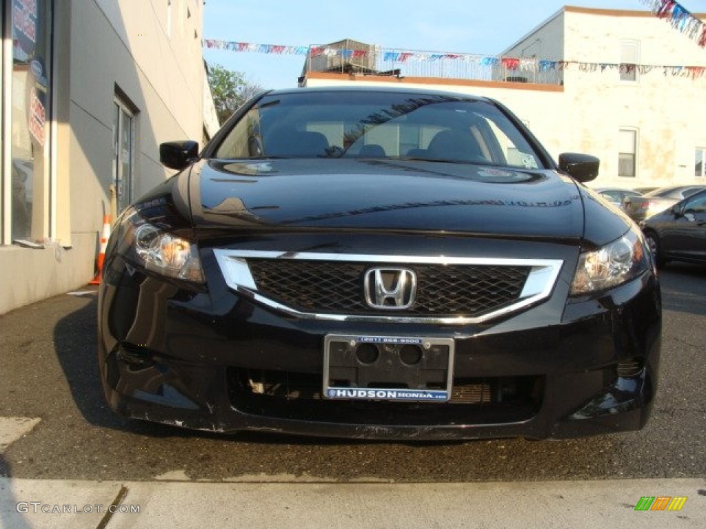 2009 Accord EX Coupe - Crystal Black Pearl / Black photo #2