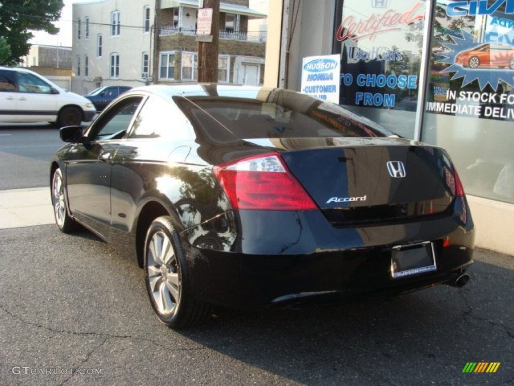 2009 Accord EX Coupe - Crystal Black Pearl / Black photo #4