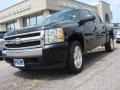 2008 Black Chevrolet Silverado 1500 LT Crew Cab  photo #1