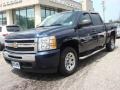 2010 Imperial Blue Metallic Chevrolet Silverado 1500 LS Crew Cab  photo #2