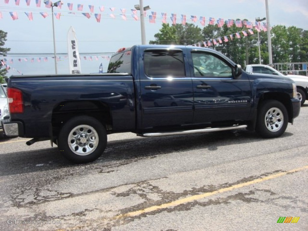 2010 Silverado 1500 LS Crew Cab - Imperial Blue Metallic / Dark Titanium photo #6